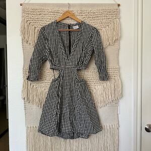 Rue Stiic Chelsea Checked Mini Dress